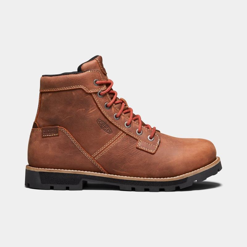 Keen Seattle 6" Waterproof Aluminum Toe - Erkek Iş Botu - Kahverengi - Turkey (496371HCP)